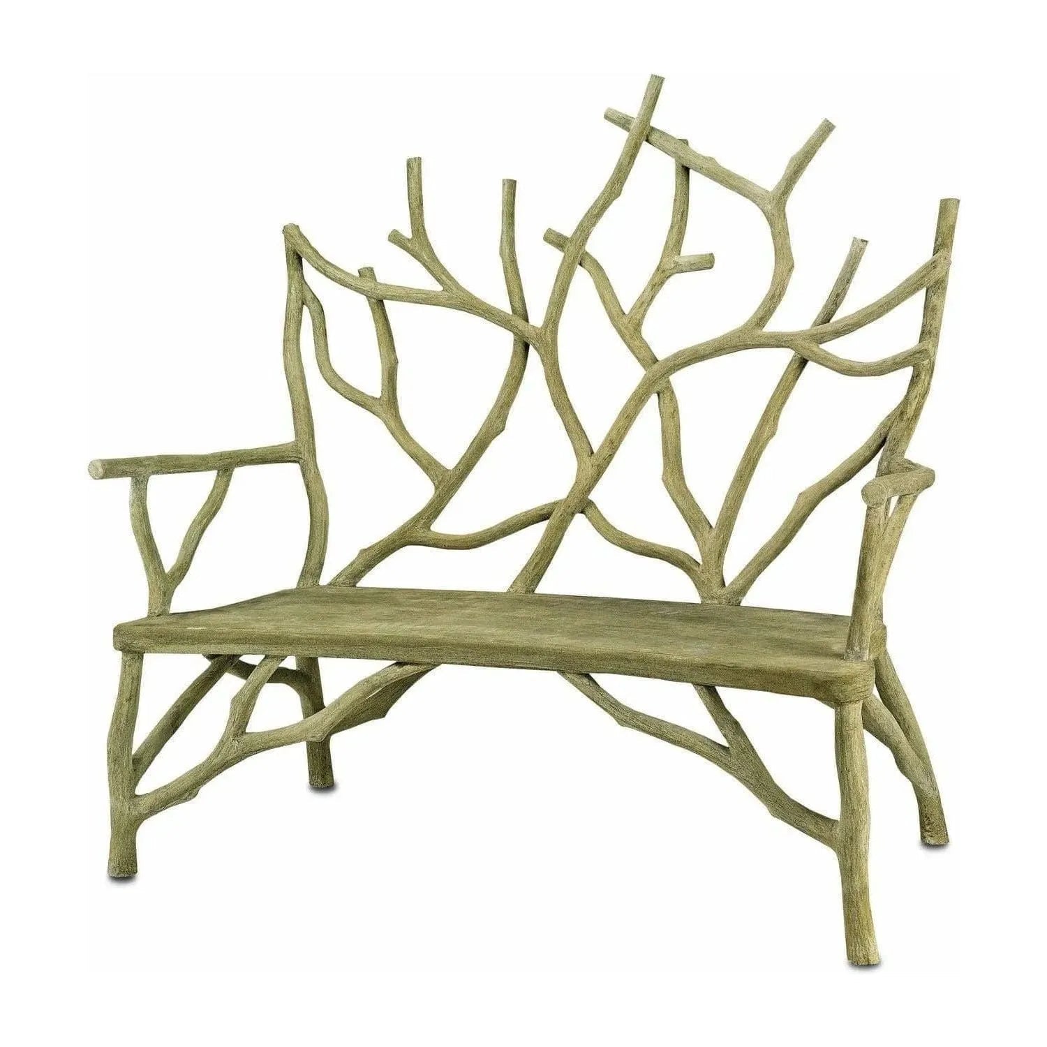 Currey and Company - Elwynn Bench - 2009 | The Rug District