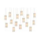 Currey and Company - Escenia Rectangular 15-Light Multi-Drop Pendant - 9000-0885 | The Rug District