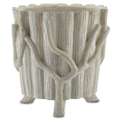 Currey and Company - Faux Bois Planter - 2200-0020 | The Rug District