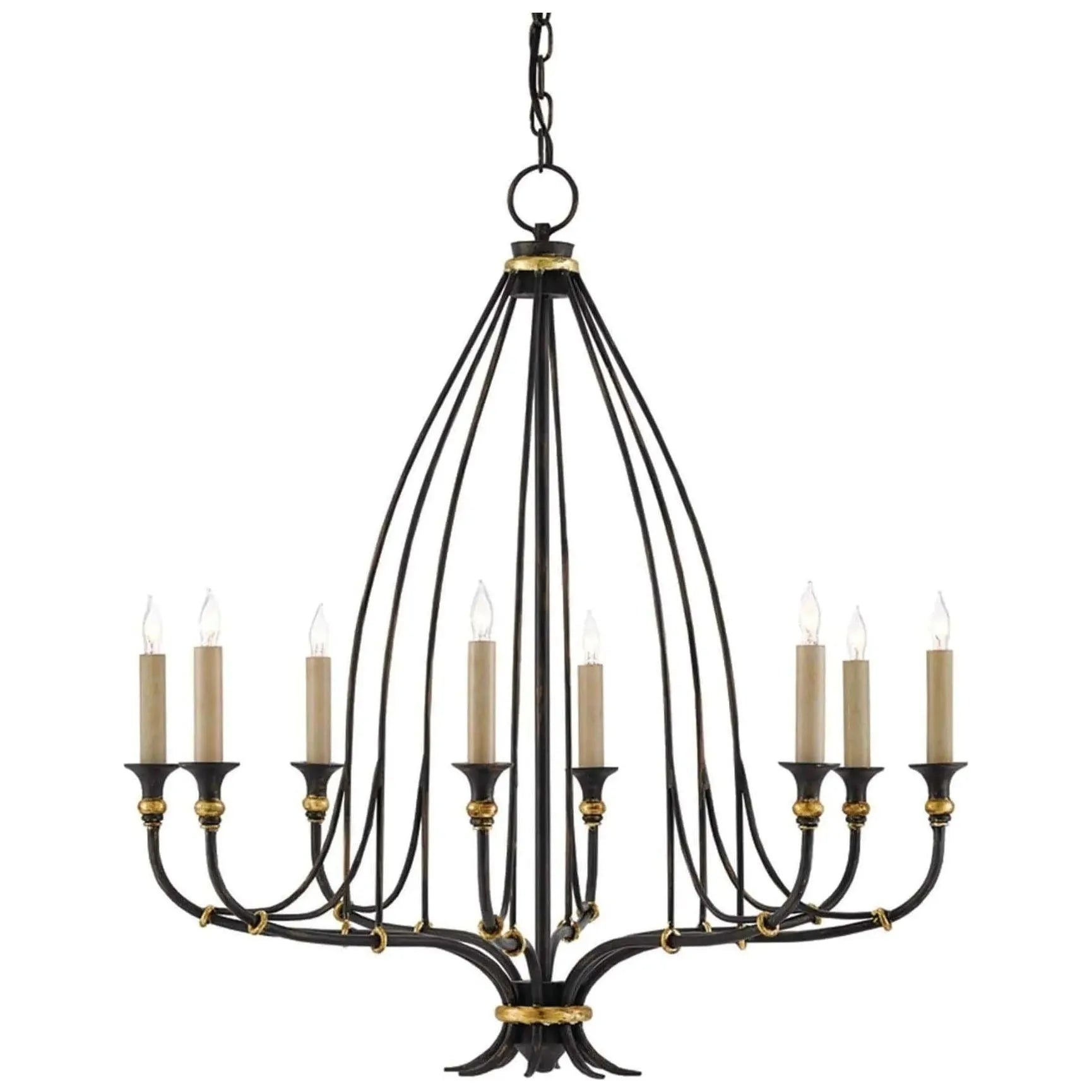 Currey and Company - Folgate Chandelier - 9000-0214 | The Rug District