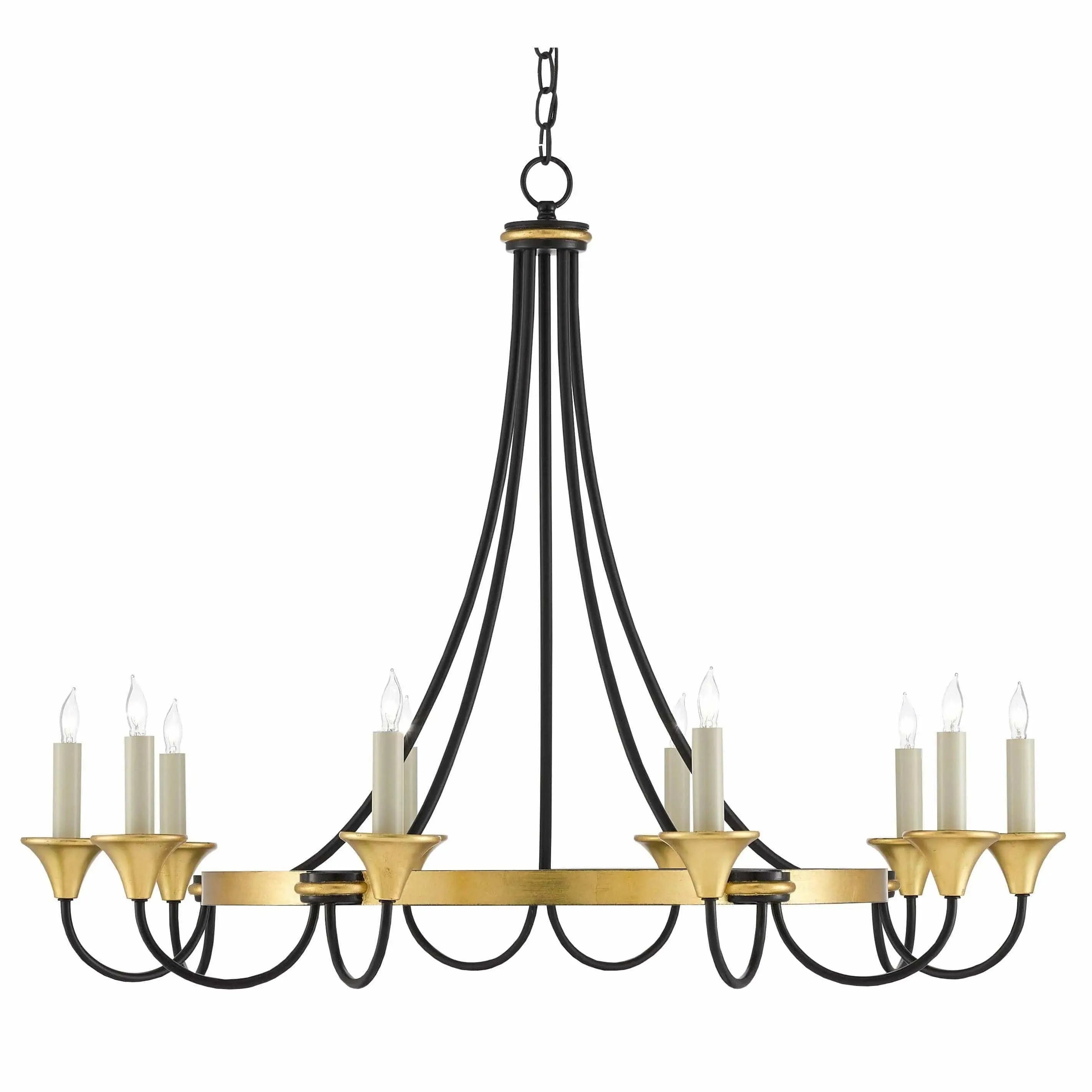 Currey and Company - Hanlon Chandelier - 9000-0474 | The Rug District