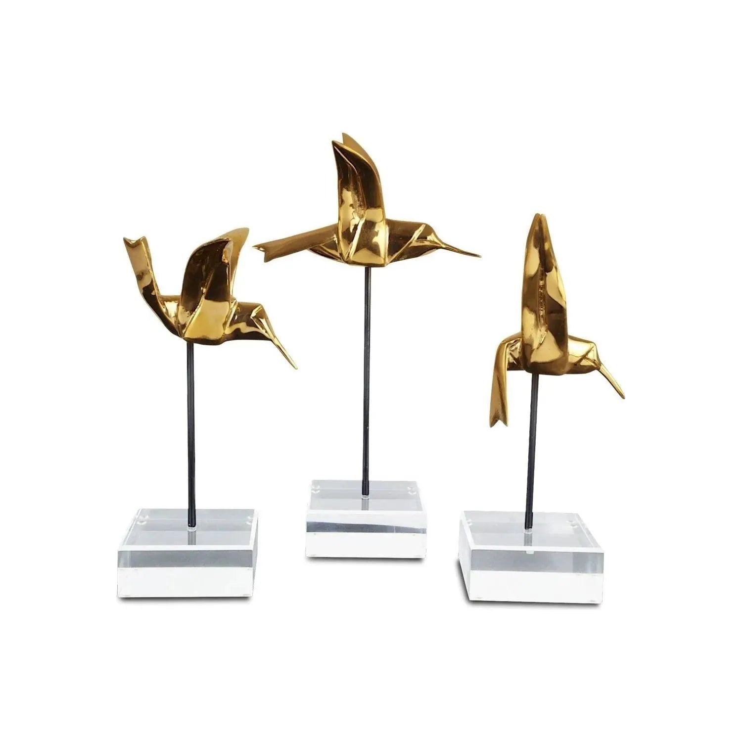 Currey and Company - Hummingbirds Set of 3 - 1200-0903 | The Rug District