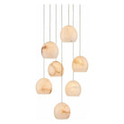 Currey and Company - Lazio 7-Light Multi-Drop Pendant - 9000-0897 | The Rug District