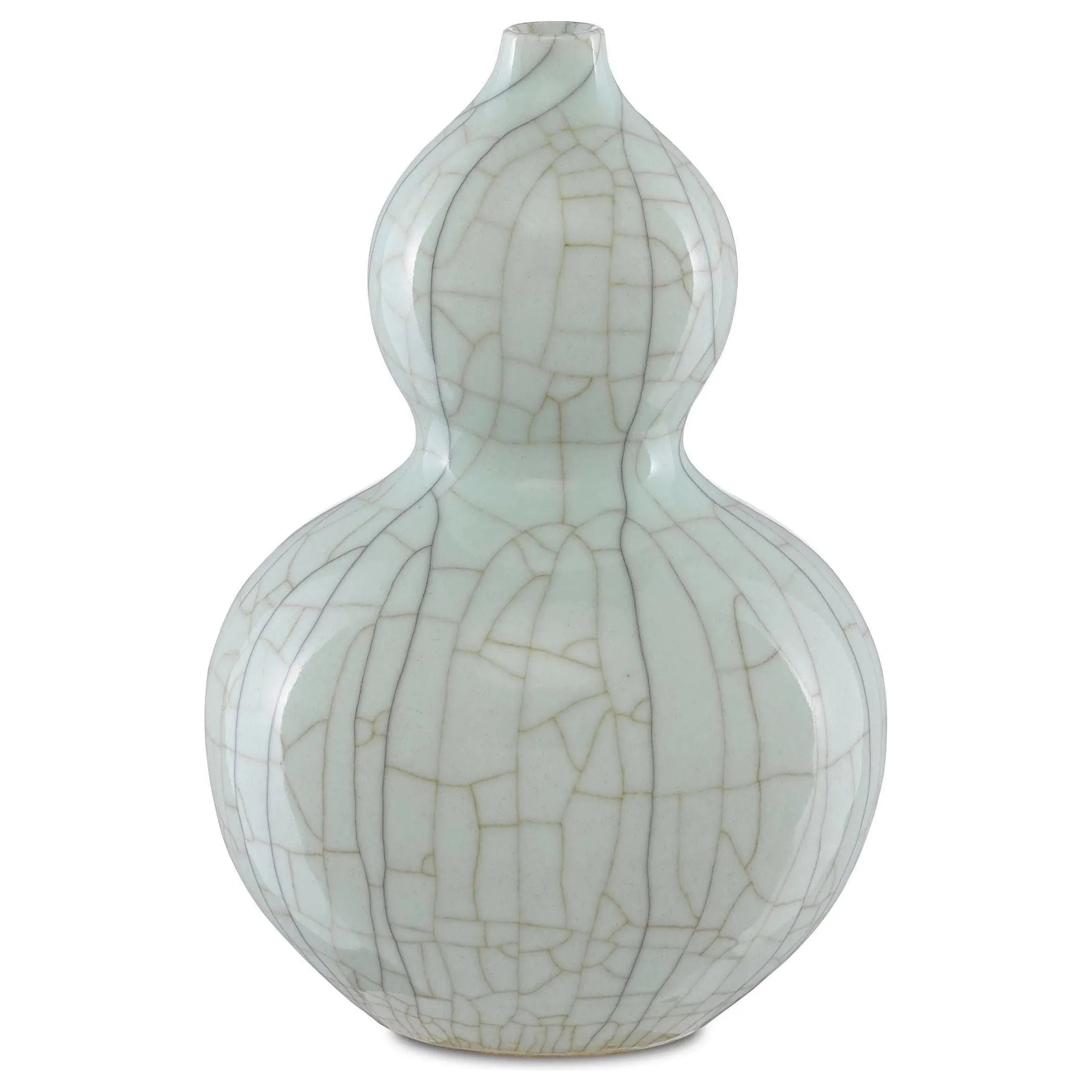 Currey and Company - Maiping Double Gourd Vase - 1200-0334 | The Rug District