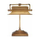 Currey and Company - Malvasia Brass Desk Lamp - 6000-0758 | The Rug District
