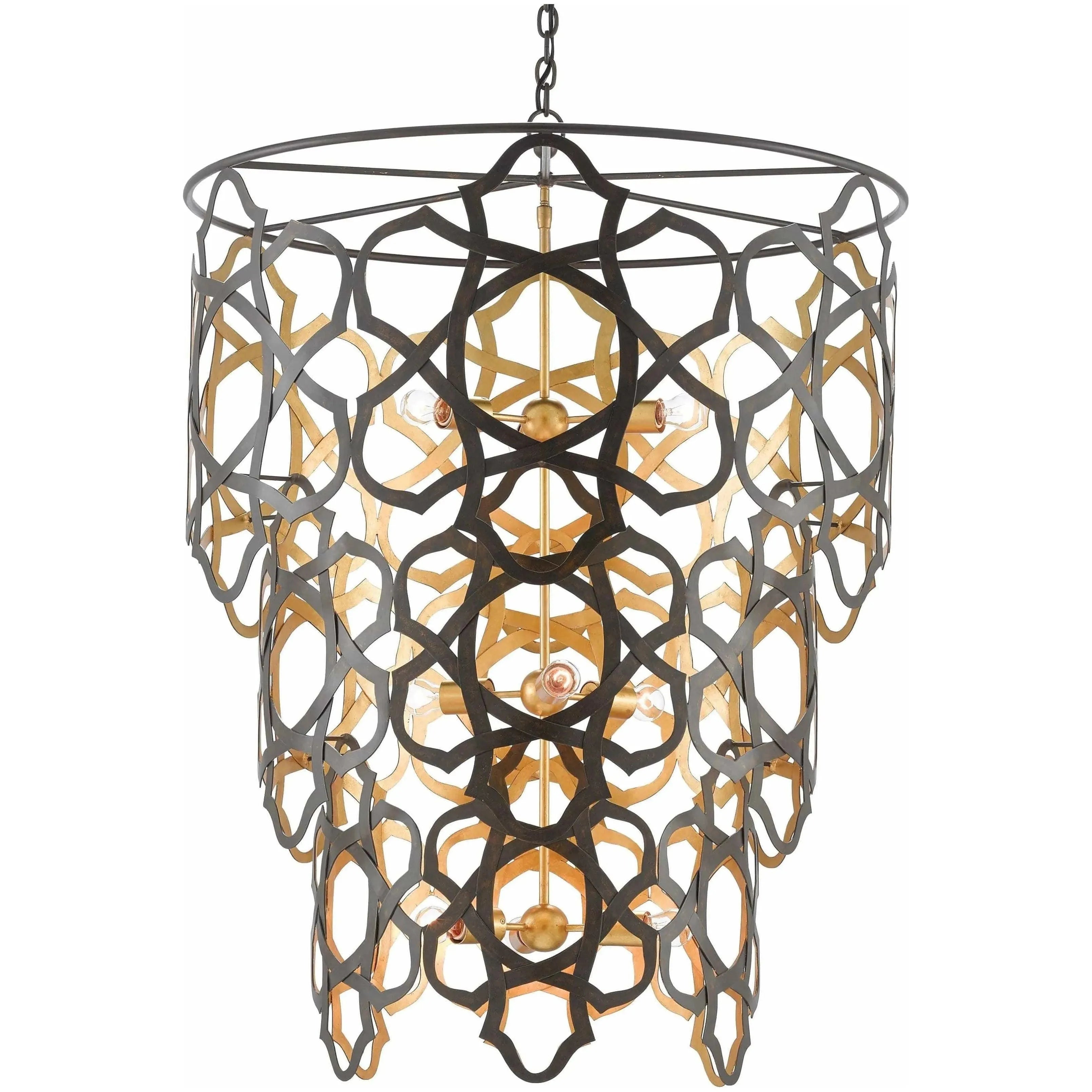 Currey and Company - Mauresque Chandelier - 9000-0381 | The Rug District