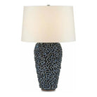Currey and Company - Milos Blue Table Lamp - 6000-0745 | The Rug District