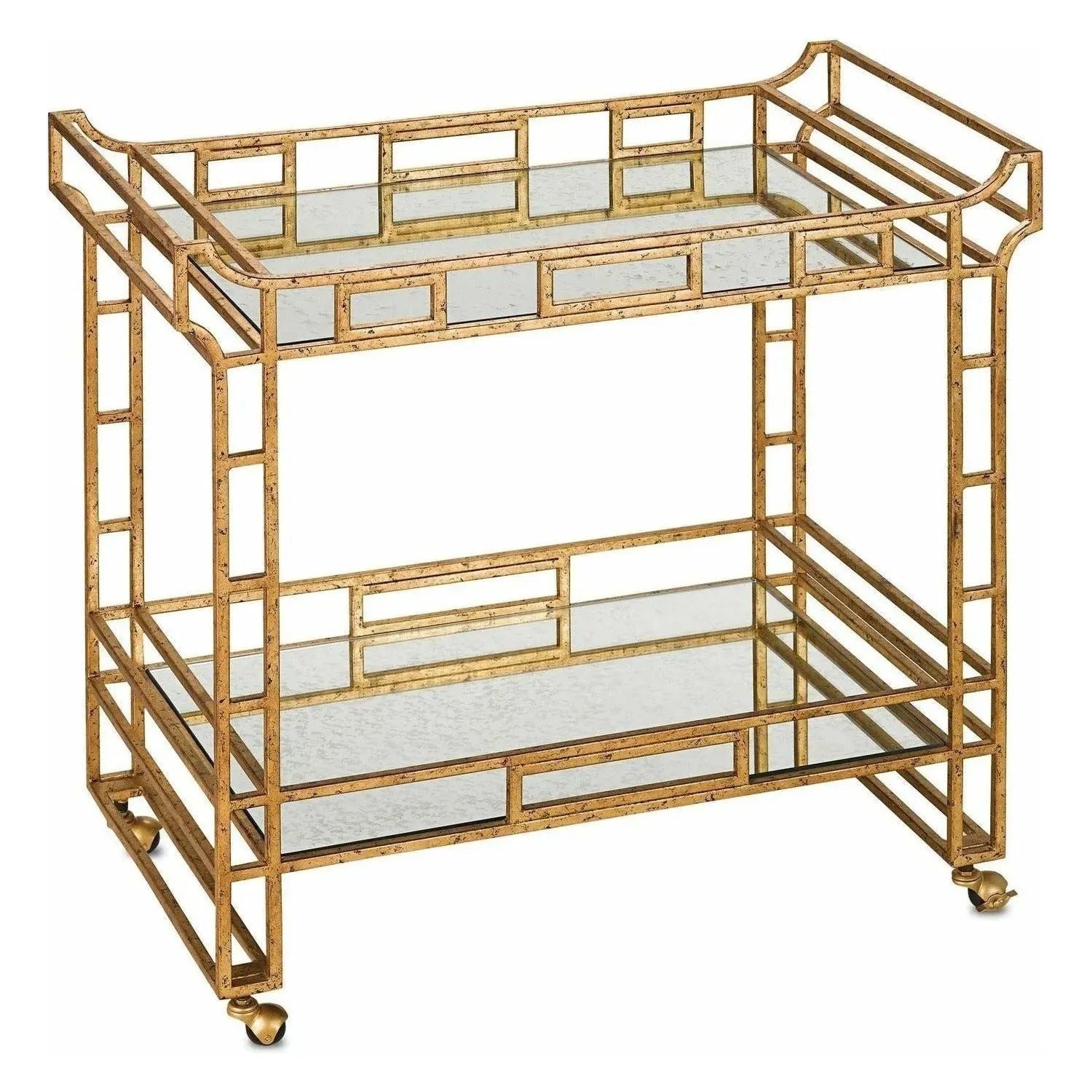Currey and Company - Odeon Bar Cart - 4217 | The Rug District
