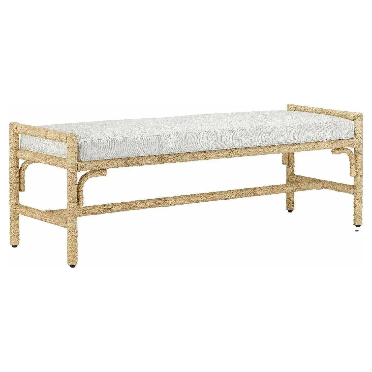 Currey and Company - Olisa Bench - 7000-1172 | The Rug District