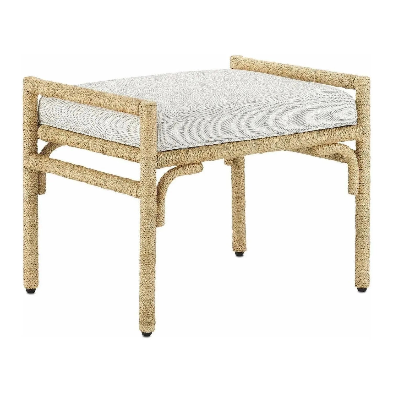 Currey and Company - Olisa Ottoman - 7000-1162 | The Rug District