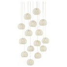 Currey and Company - Piero Round 15-Light Multi-Drop Pendant - 9000-0912 | The Rug District