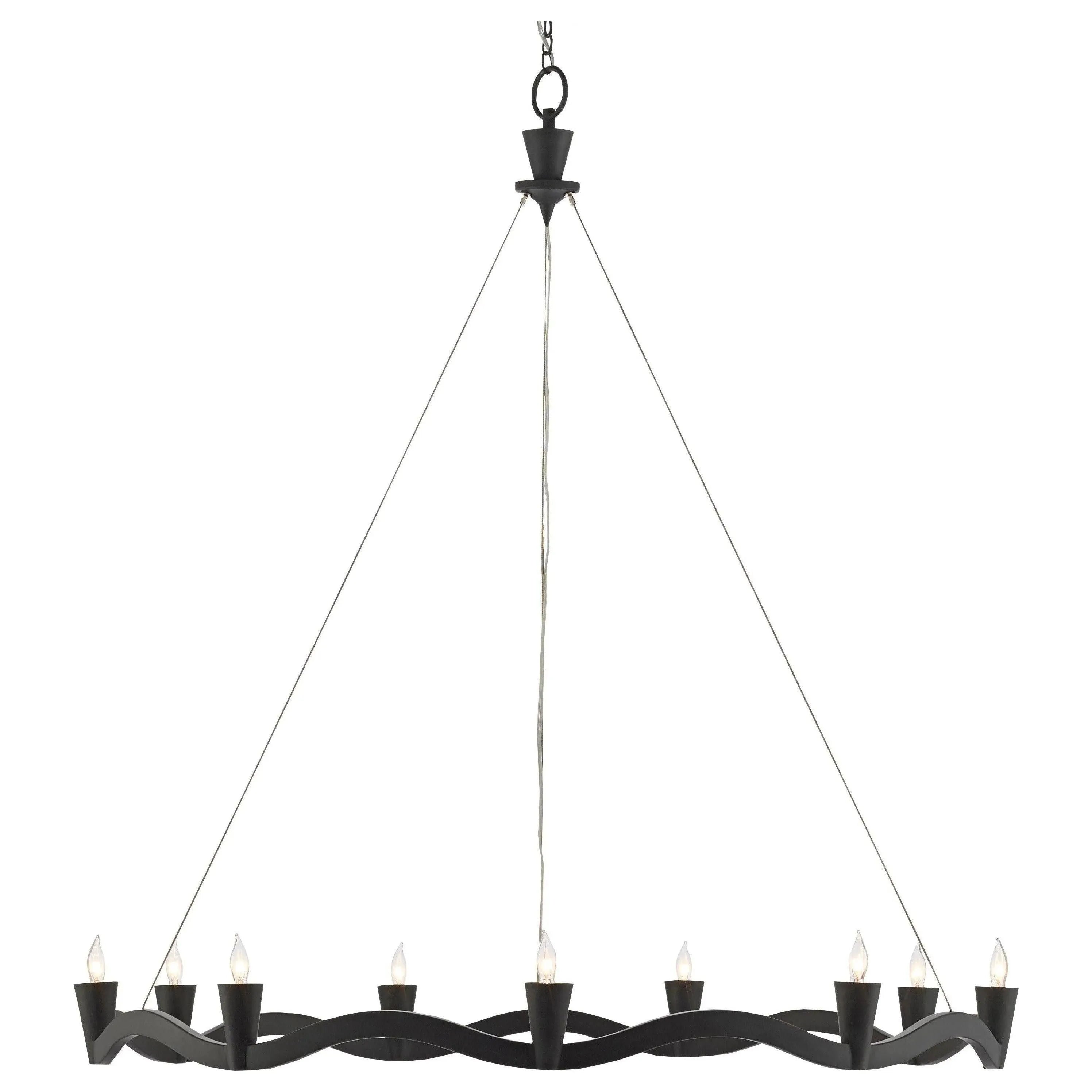 Currey and Company - Serpentina Chandelier - 9000-0461 | The Rug District