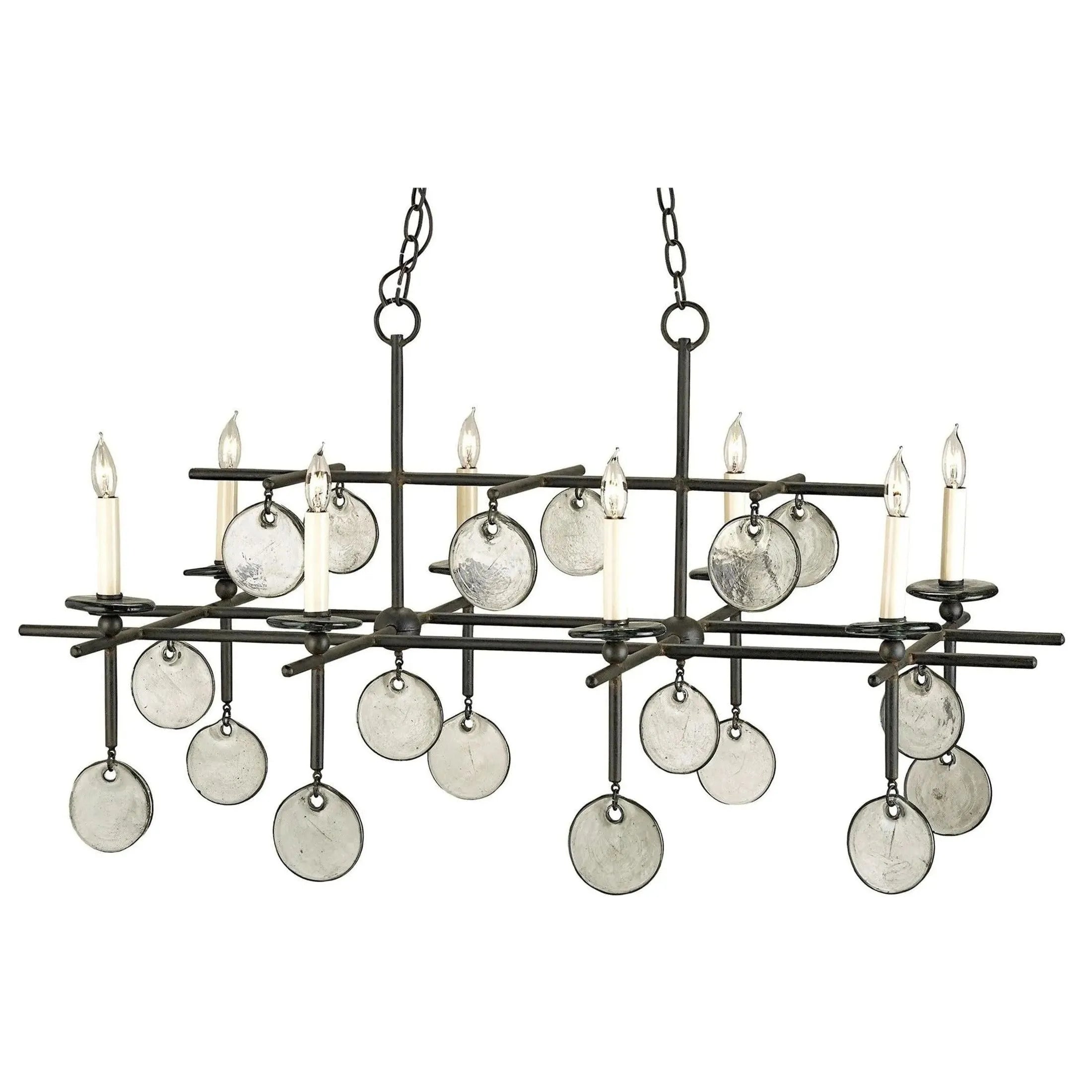 Currey and Company - Sethos Linear Chandelier - 9124 | The Rug District