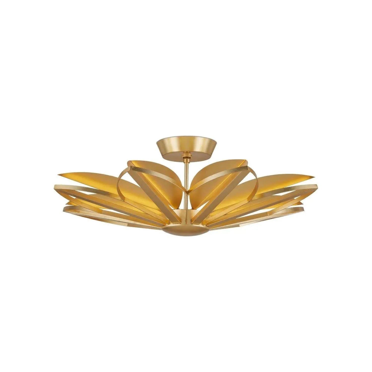 Currey and Company - Stewart Semi-Flush Mount - 9000-1194 | The Rug District