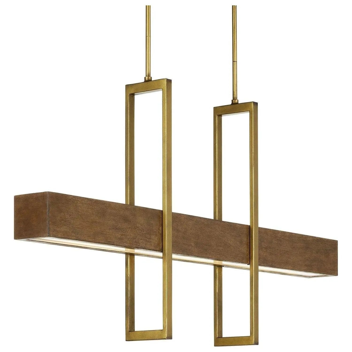 Currey and Company - Tonbridge Linear Chandelier - 9000-0929 | The Rug District