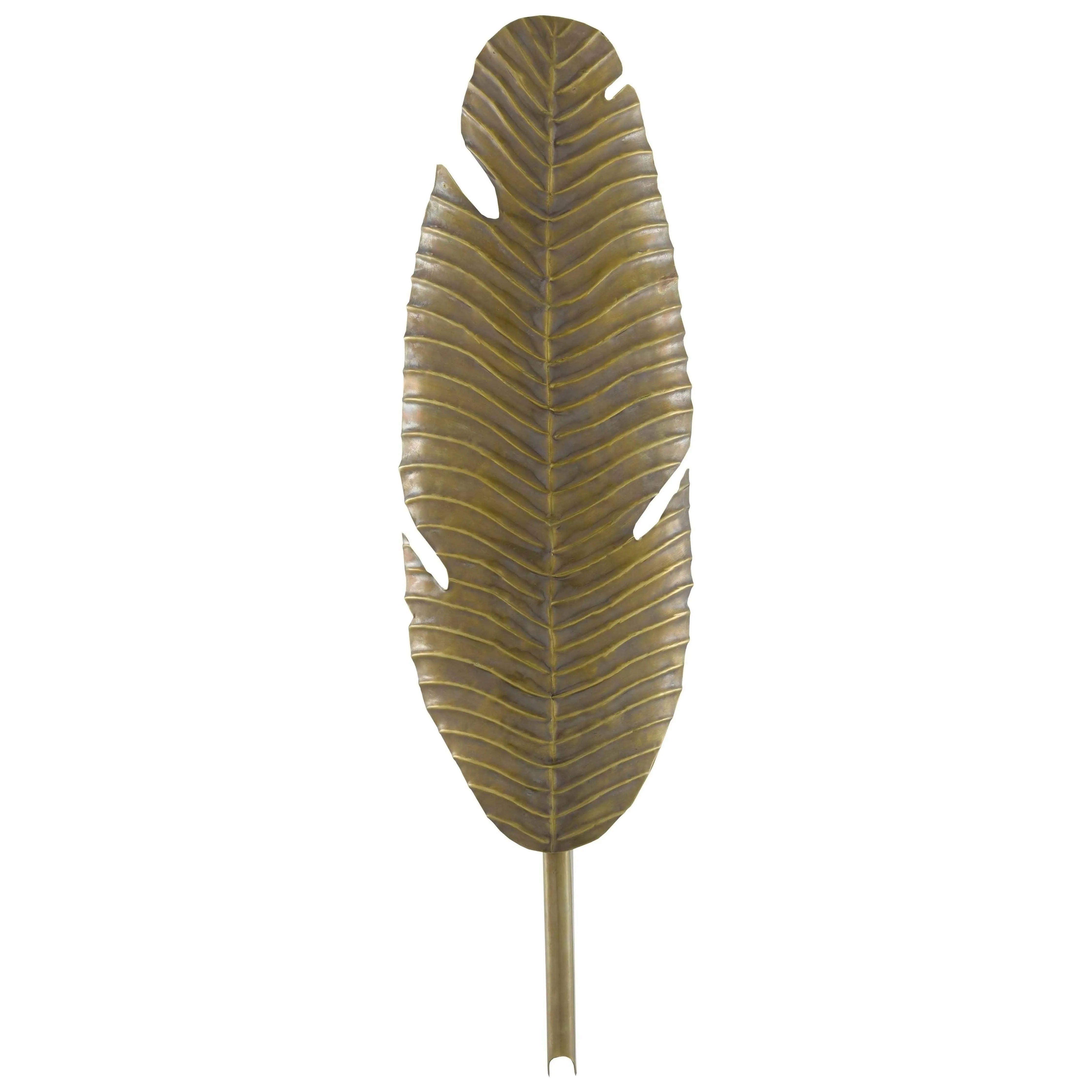 Currey and Company - Tropical Leaf Wall Sconce - 5000-0127 | The Rug District