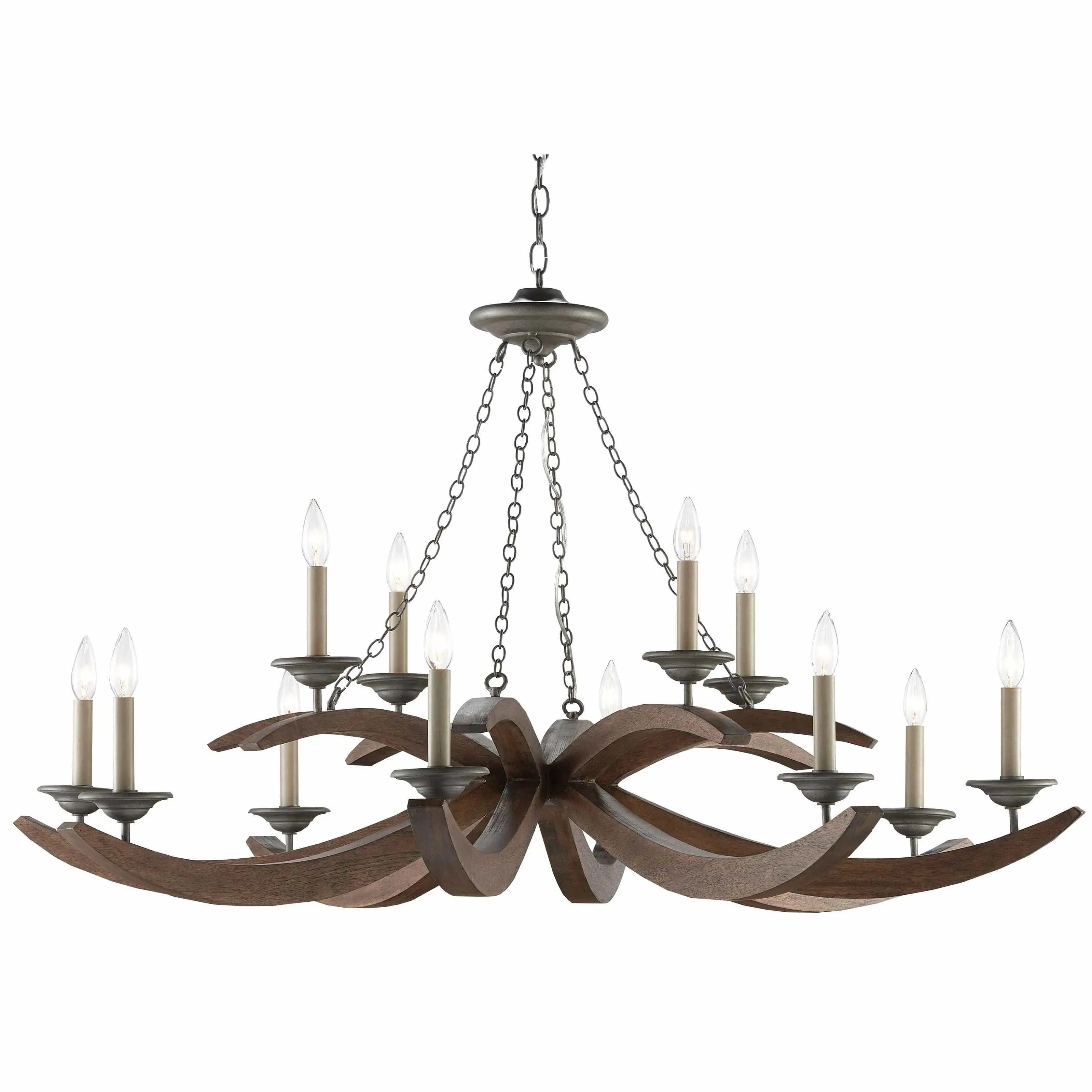 Currey and Company - Whitlow Chandelier - 9000-0433 | The Rug District