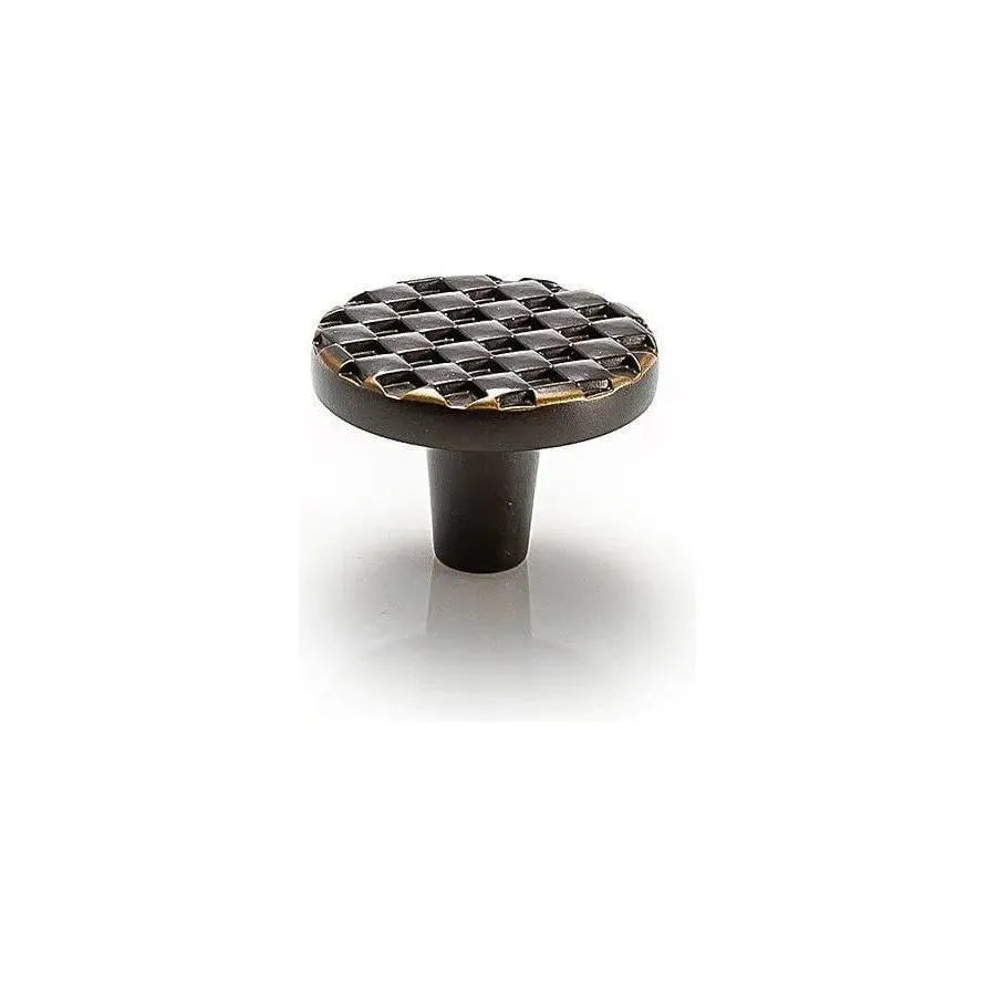 Du Verre Hardware - Argyle Round Knob - DVAG01-ORB | The Rug District