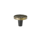 Du Verre Hardware - Forged 3 Round Knob - DVFC301-AB | The Rug District