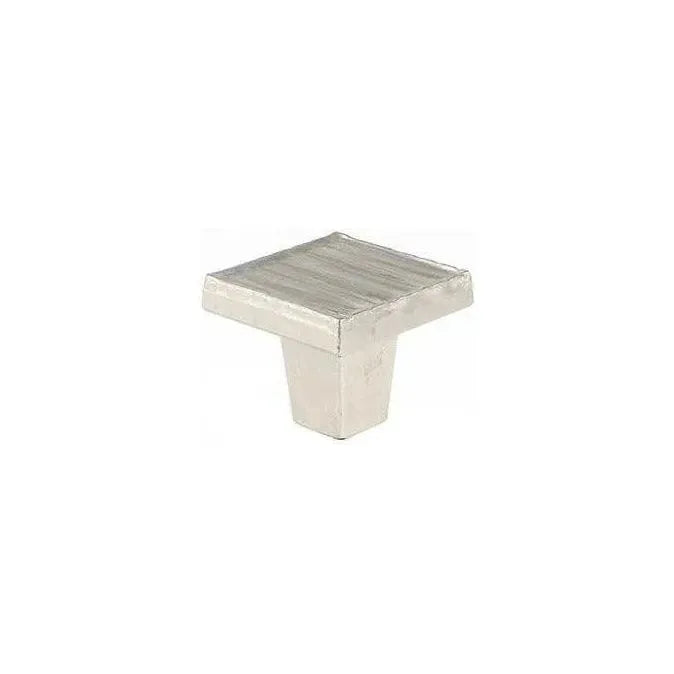 Du Verre Hardware - Forged 3 Square Knob - DVFC304-SN | The Rug District