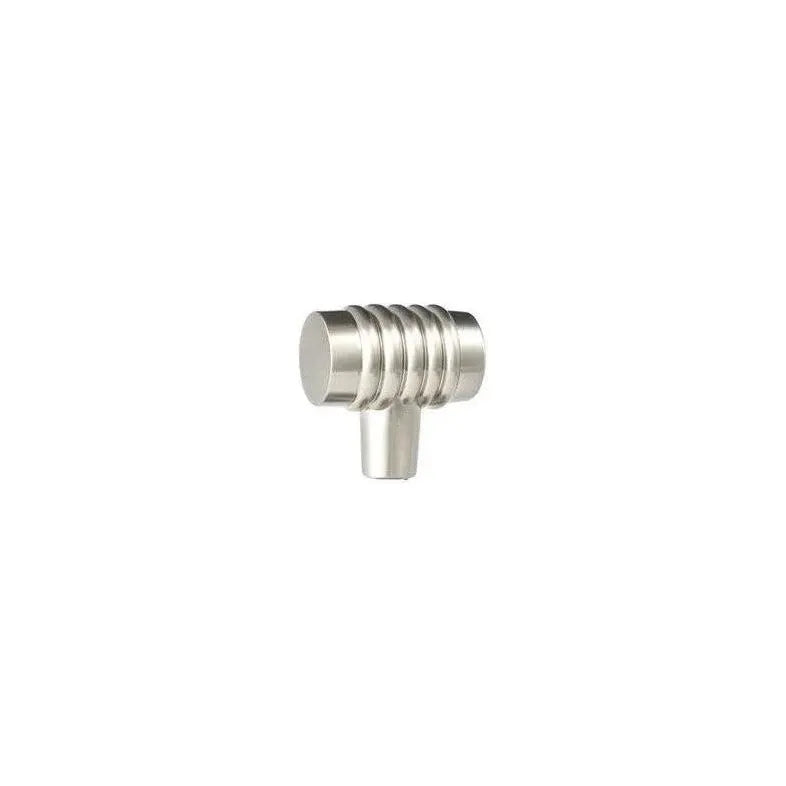 Du Verre Hardware - Stacked T Knob - DVSTK02-SN | The Rug District