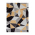 Figueres 1/2 Chair Mat Yellow & Gray