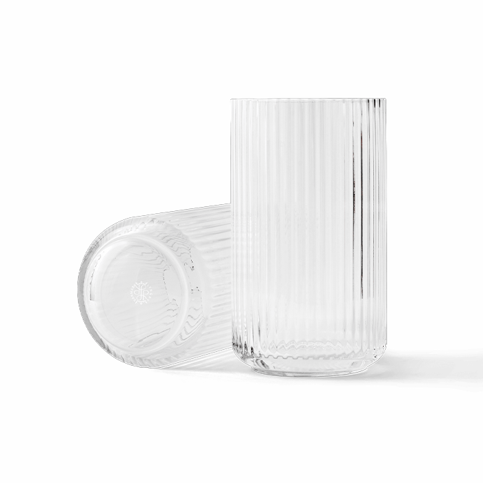 Lyngby Porcelæn 201091 Lyngby Vase in Clear