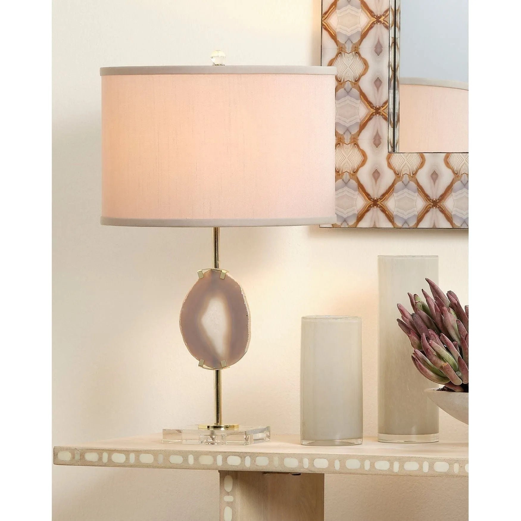 Jamie Young Company - Agate Slice Table Lamp - 9AGATELVBR | The Rug District