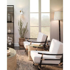 Jamie Young Company - Barley Twist Floor Lamp - 1BARL-FLBK | The Rug District