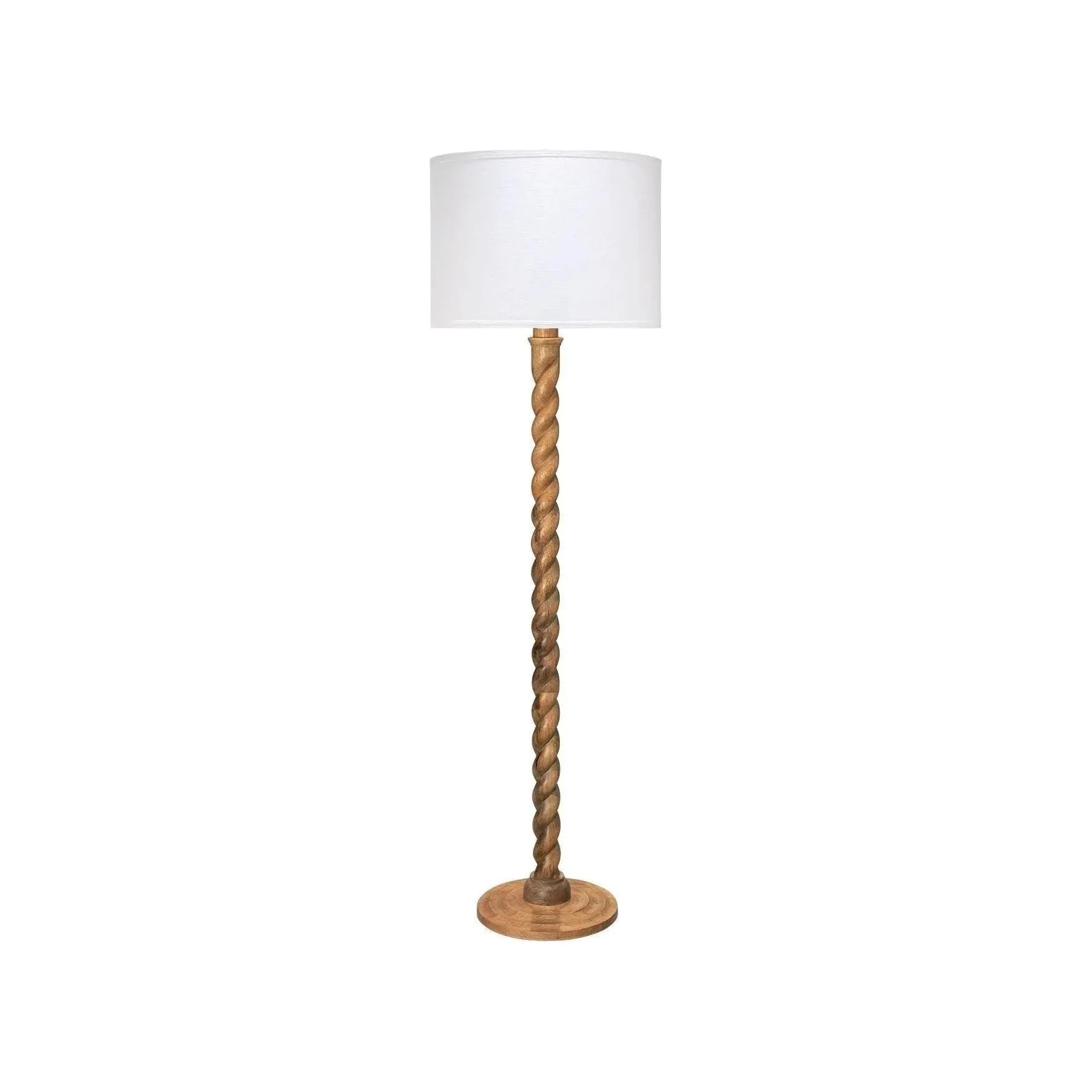Jamie Young Company - Barley Twist Floor Lamp - 1BARL-FLNA | The Rug District
