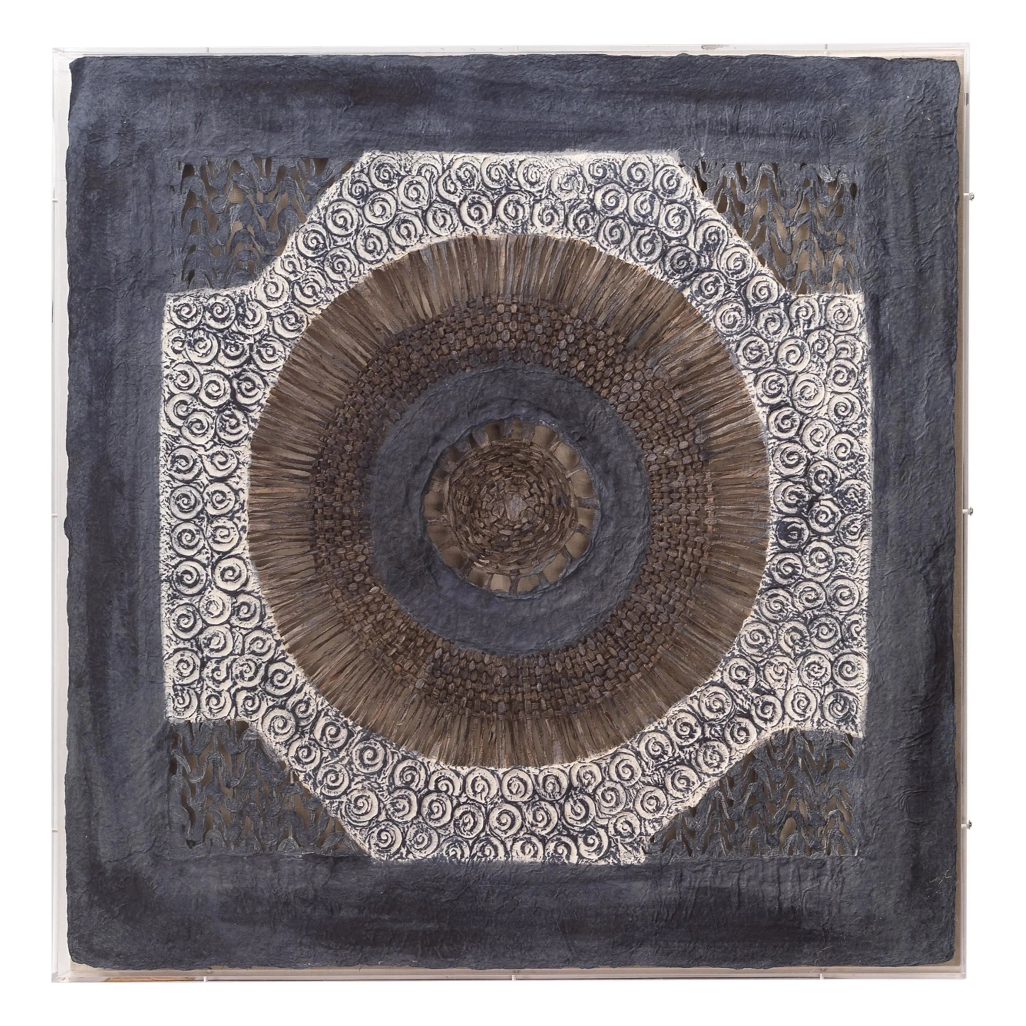 Jamie Young Company - Batik Square Framed Wall Art - 8BATI-SQIN | The Rug District