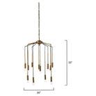 Jamie Young Company - Cascade Chandelier - 5CASC-CHAB | The Rug District