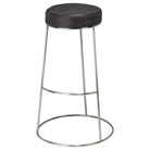 Jamie Young Company - Henry Round Leather Bar Stool - LS20HENBSCHA | The Rug District