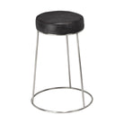 Jamie Young Company - Henry Round Leather Counter Stool - LS20HENCSCHA | The Rug District