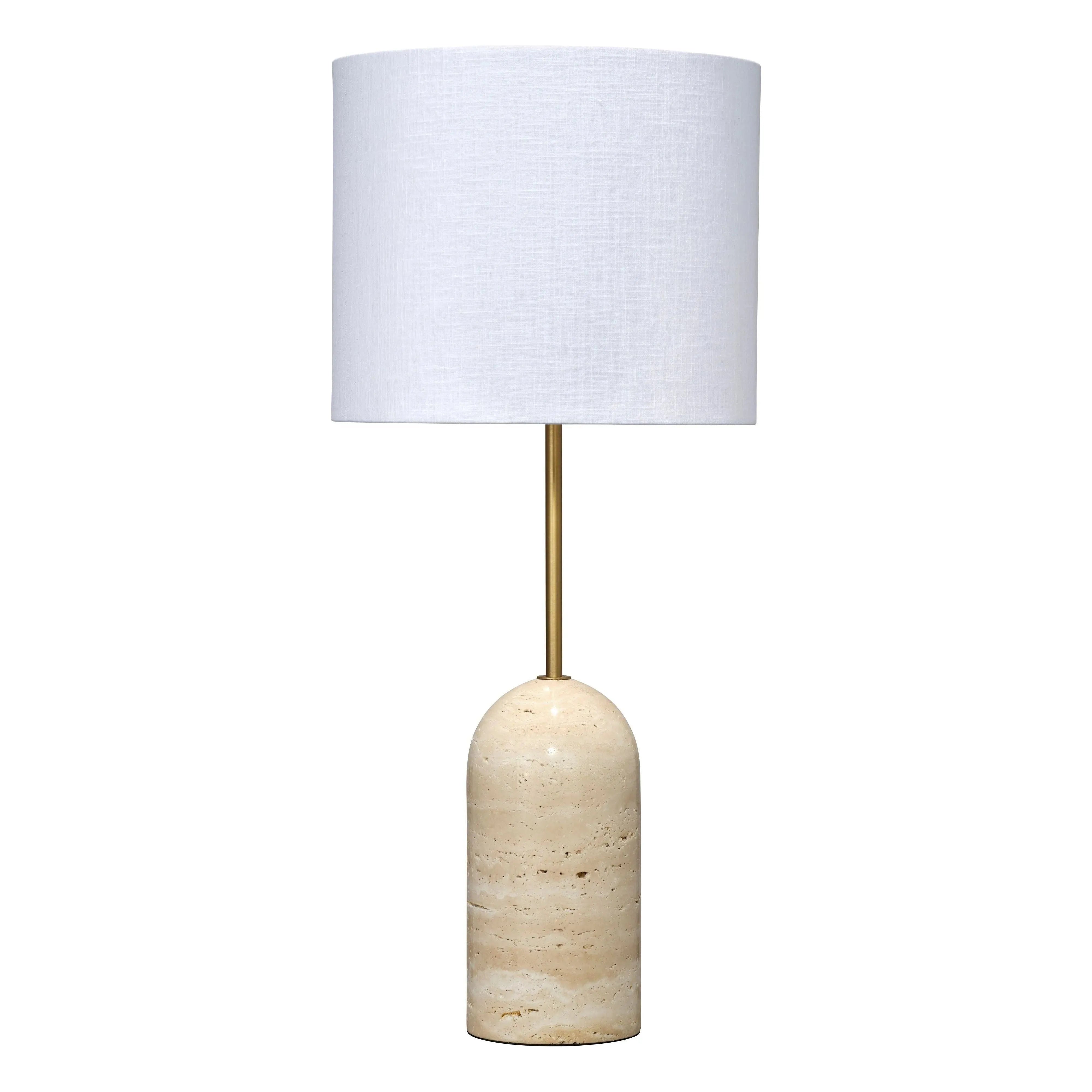 Jamie Young Company - Holt Table Lamp in Travertine - 9HOLTTLNATRA | The Rug District