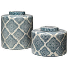 Jamie Young Company - Oran Canisters (Set of 2) - 7ORAN-CABL | The Rug District