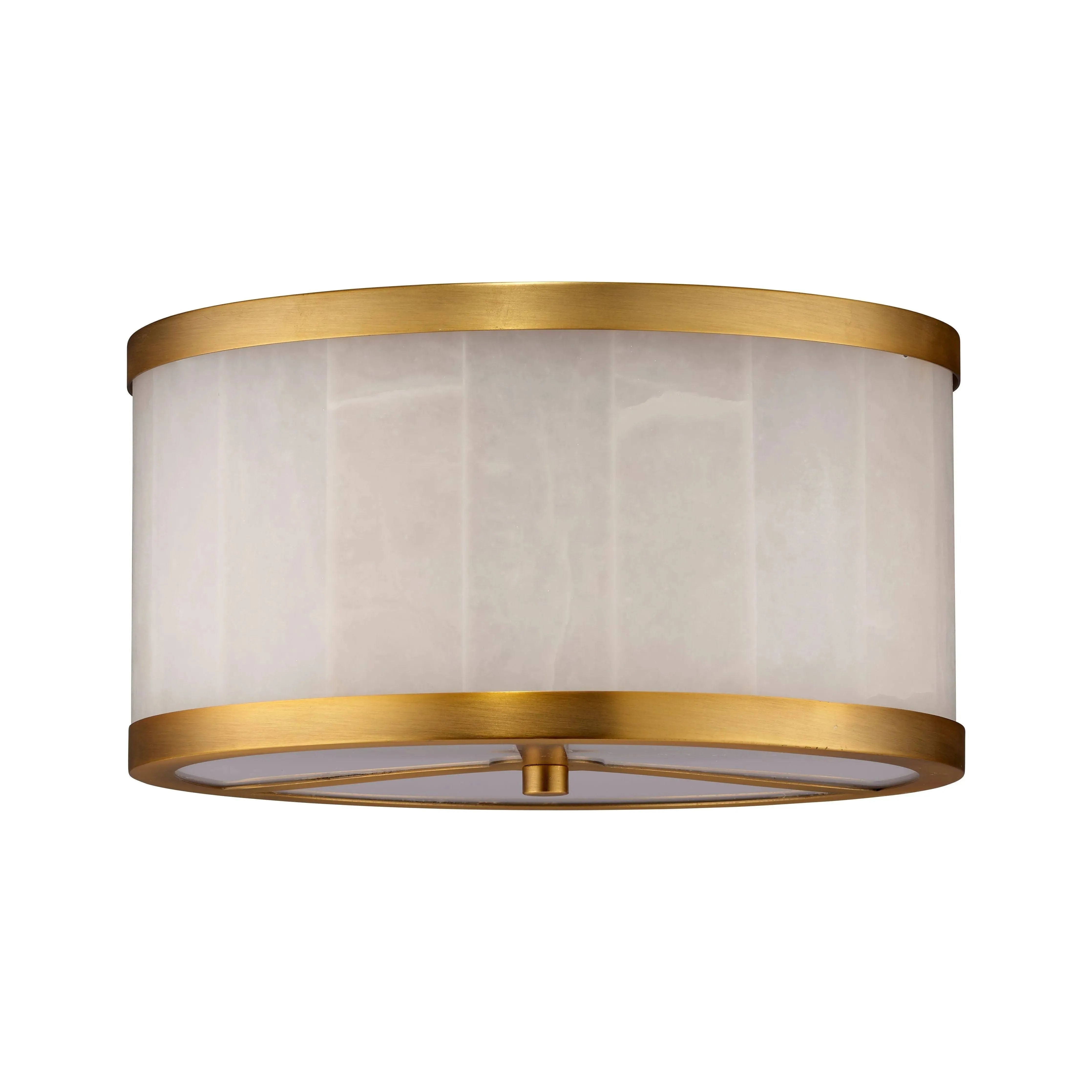Jamie Young Company - Upsala Alabaster Flush Mount Ceiling Light - 5UPSA-SMAL | The Rug District