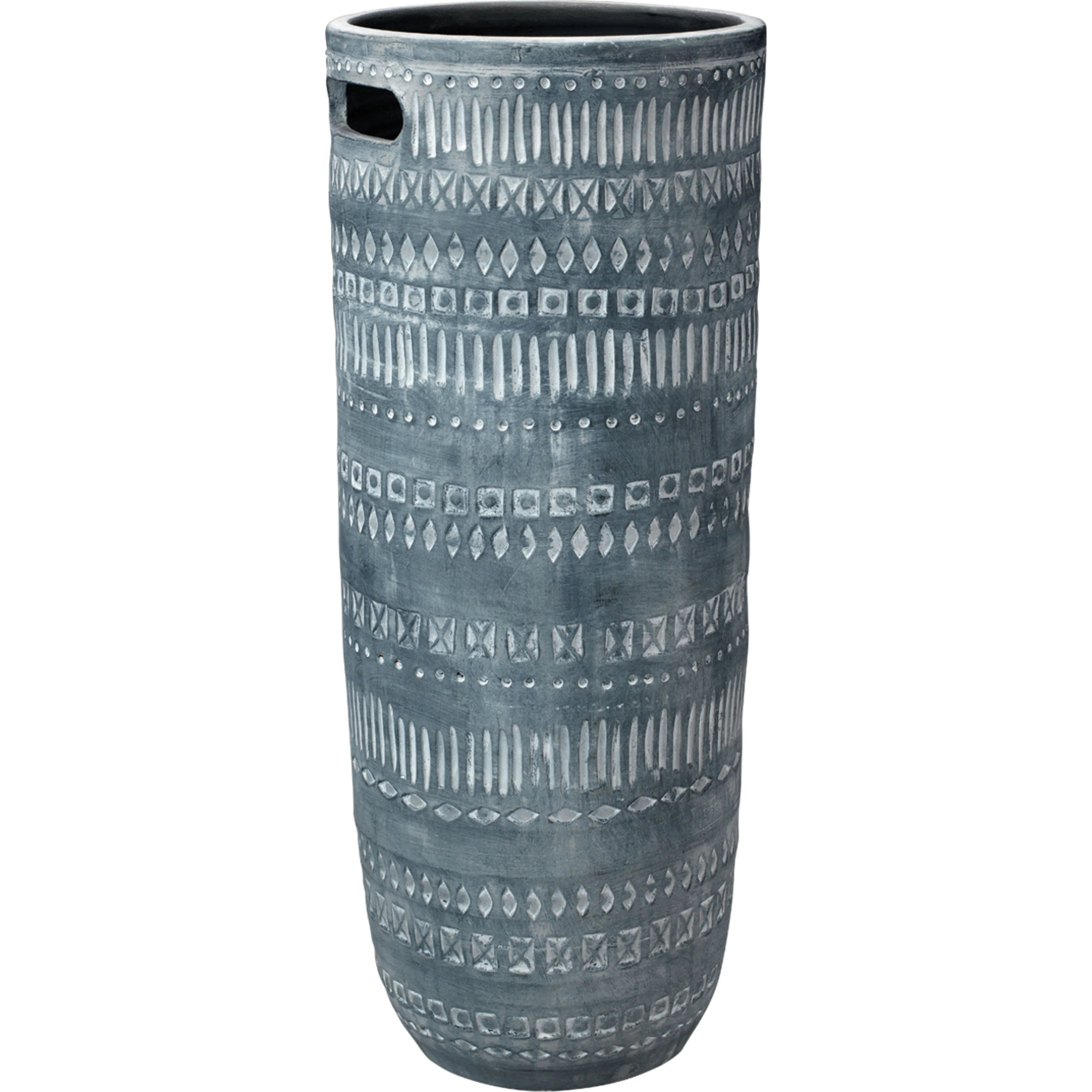 Jamie Young Company - Zion Ceramic Vase - 7ZION-LGGR | The Rug District