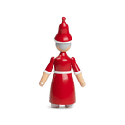 Kay Bojesen 39480 Mrs. Santa Wooden Figurine in Red/White