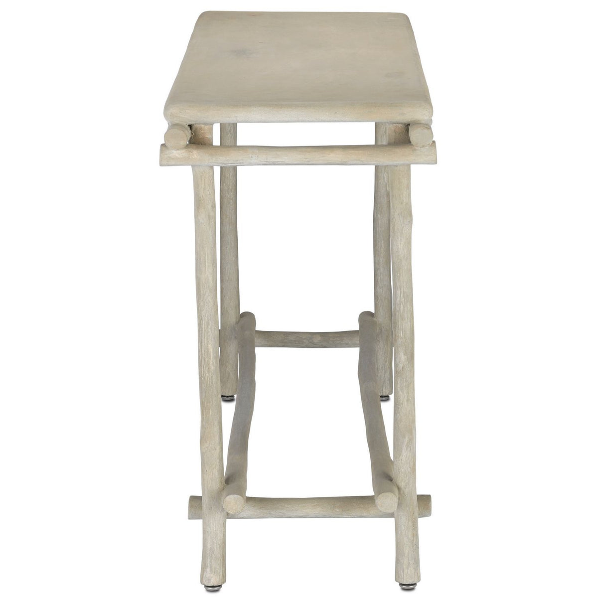 Currey and Company 2000-0026 Luzon Console Table in Portland/Faux Bois