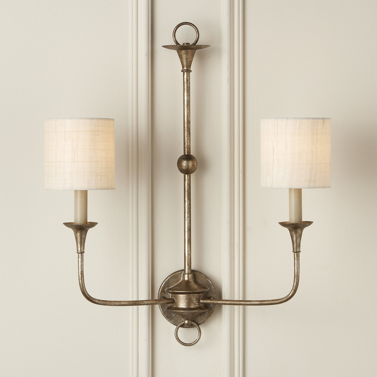 Currey and Company 0900-0026 Fine Grasscloth Chandelier Shade in Light Natural