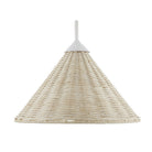 Currey and Company - 5000-0219 - One Light Wall Sconce - Basket Collection - White/Bleached Natural