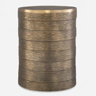 Uttermost - 50015 - Accent Table - Odin - Antique Brass