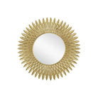 Currey and Company - 1000-0160 - Mirror - Plume - Brass