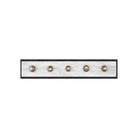 Currey and Company - 5800-0056 - Five Light Wall Sconce - Berdine - Natural / Oil Rubbed Bronze