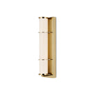 Currey and Company - 5800-0061 - One Light Bath Wall Sconce - Blaine - Polished Brass / White