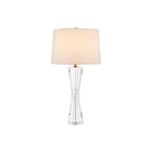 Currey and Company - 6000-0972 - One Light Table Lamp - Duveen - Clear / Polished Brass