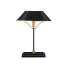 Currey and Company - 6000-0982 - One Light Table Lamp - Daphne - Black / Antique Gold