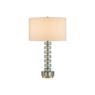 Currey and Company - 6000-0985 - One Light Table Lamp - Mystras - Clear / Antique Brass