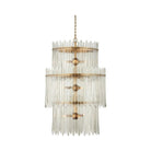 Currey and Company - 9000-1235 - Nine Light Chandelier - Electra - Clear / Antique Brass